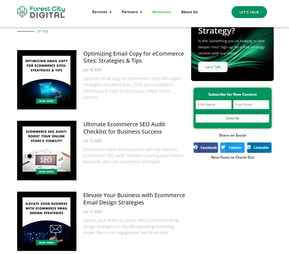 Example of content for a website to boost SEO and visits.
