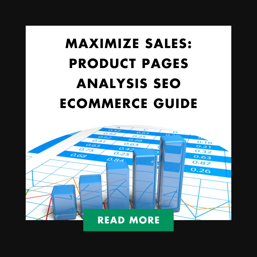 Maximize Sales Product Pages Analysis SEO eCommerce Guide Feature